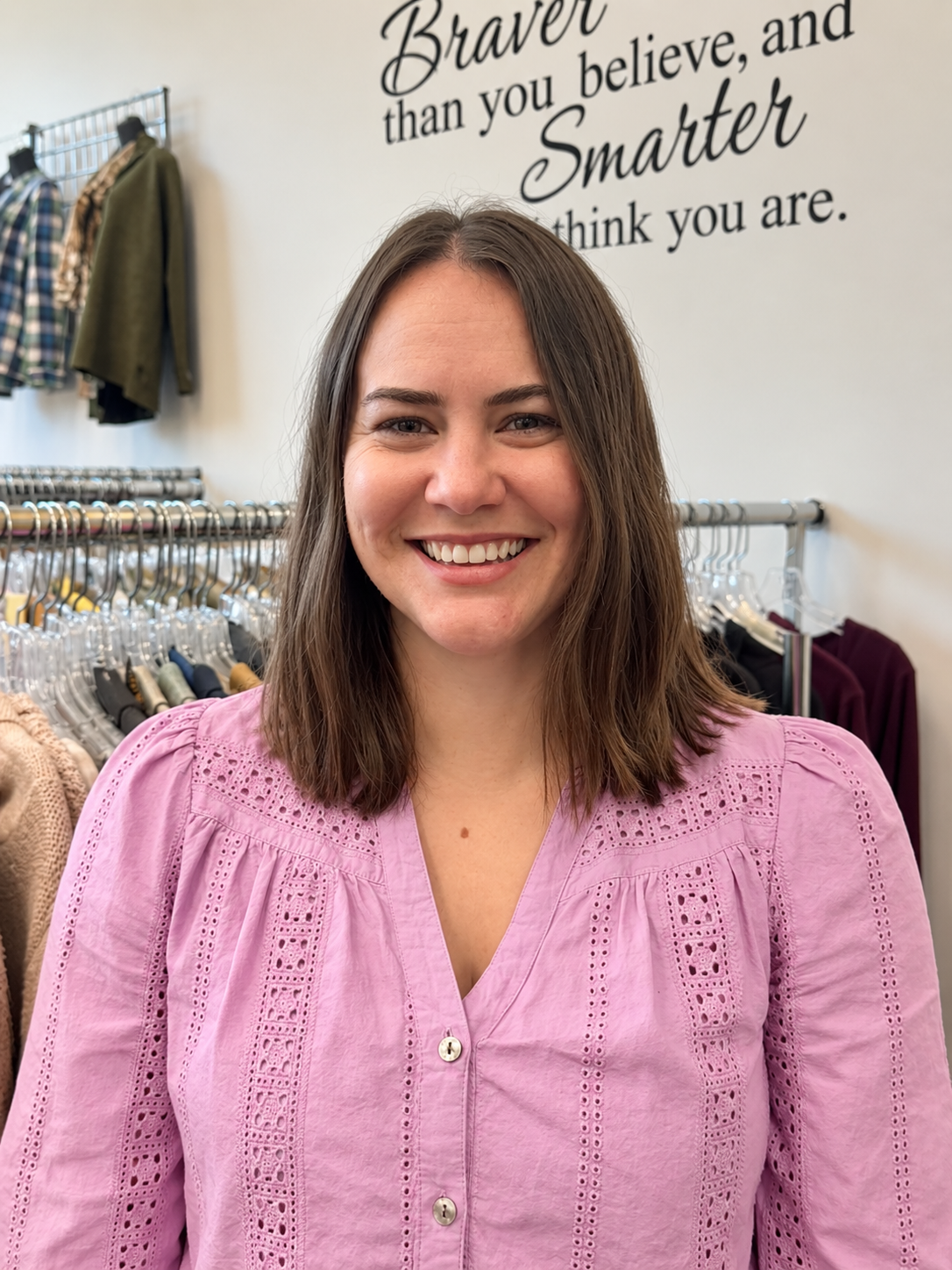 Emma Sparks, Store Manager at Treasure House Fashions